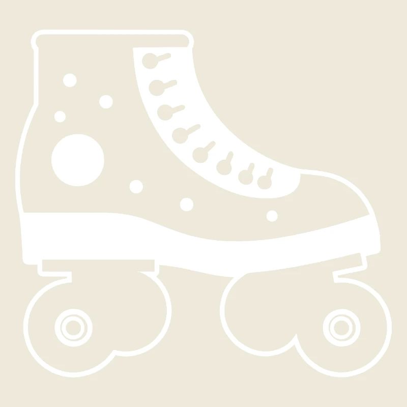 Rollschuhe Cartoon-Stil