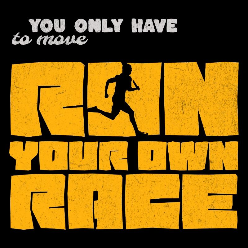 Courez votre propre course – Motivation Shirt Running