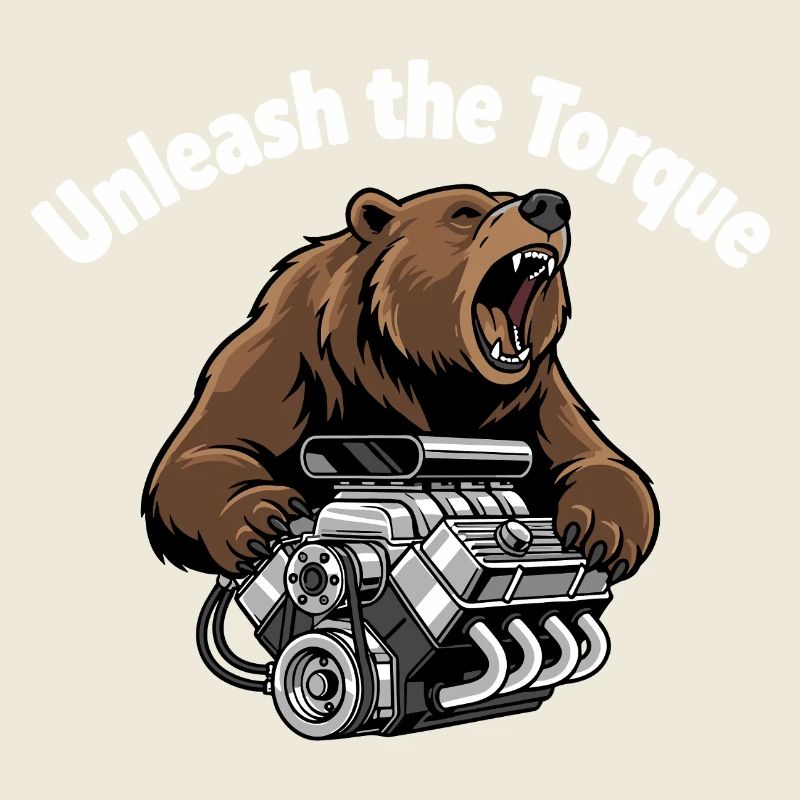 Bear Couple : Bear propulse un V8