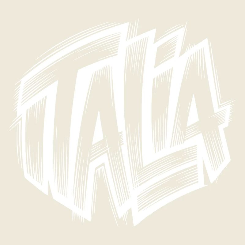 Style lettre graffiti Italia
