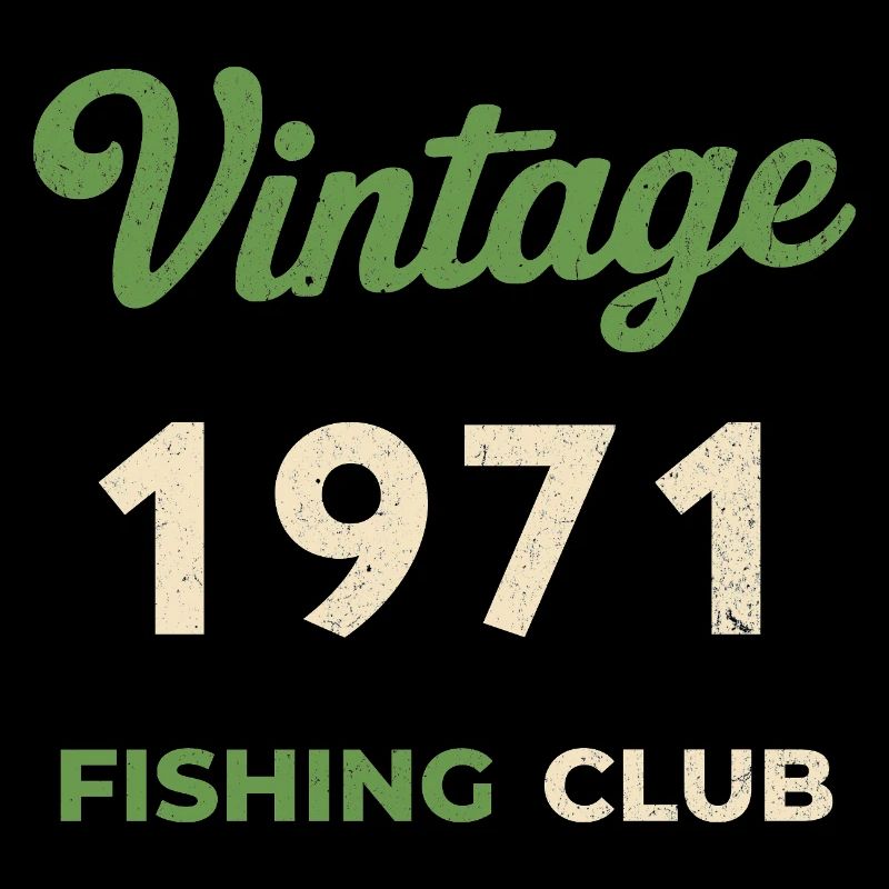 Année de naissance rétro du club de pêche