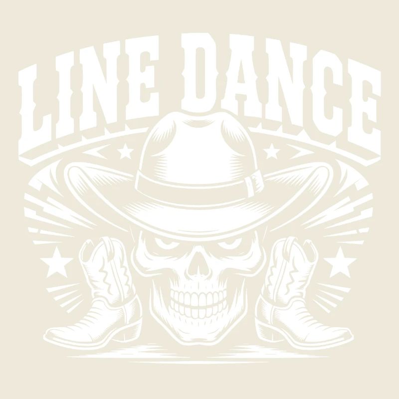 Line Dance Totenkopf Cowboy