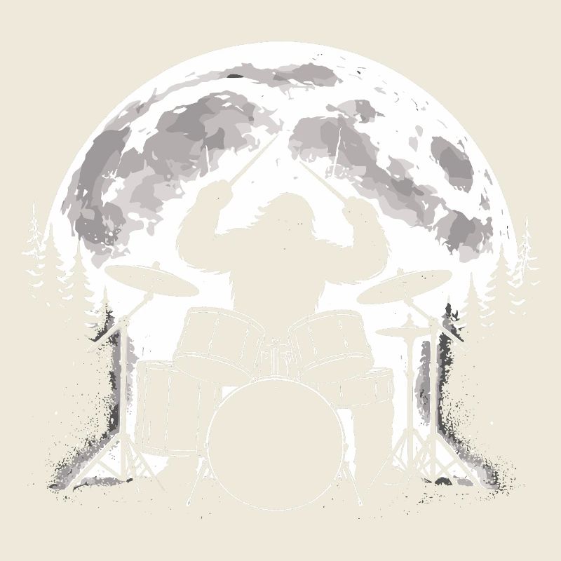 Bigfoot Trommler Mond