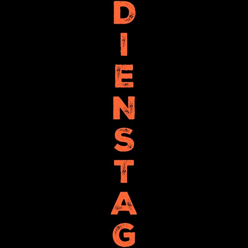Dienstag - orange