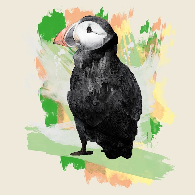 Puffin Grafitti