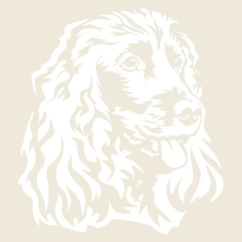 Cocker Spaniel Kopf "Black Edition"