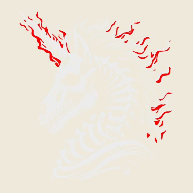 Flaming Skeleton Steed
