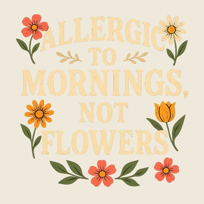 Citation florale allergique au matin