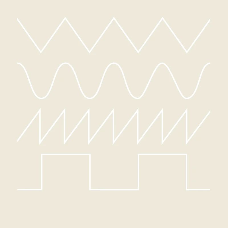 Synthesizer Waveforms (police blanche) #1
