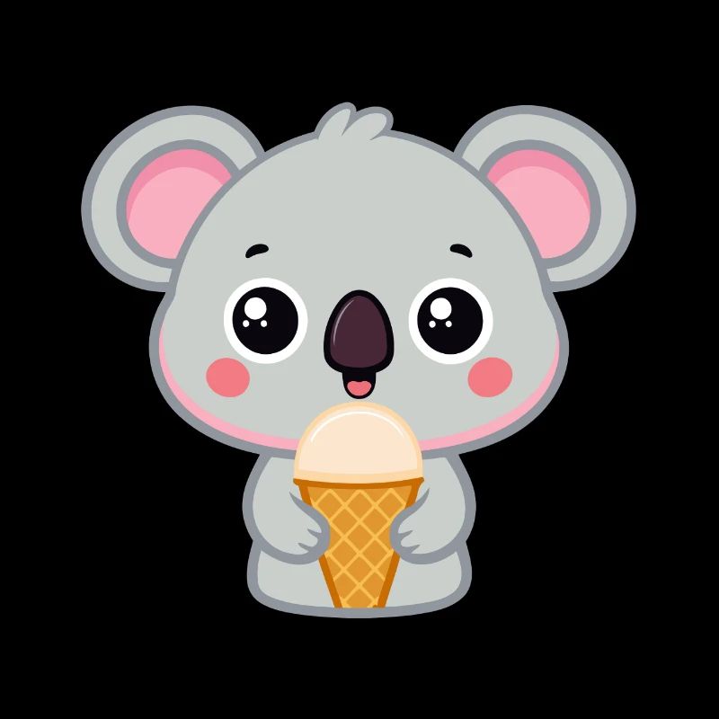 Kawaii Eiskaffer-Gourmet-Koala