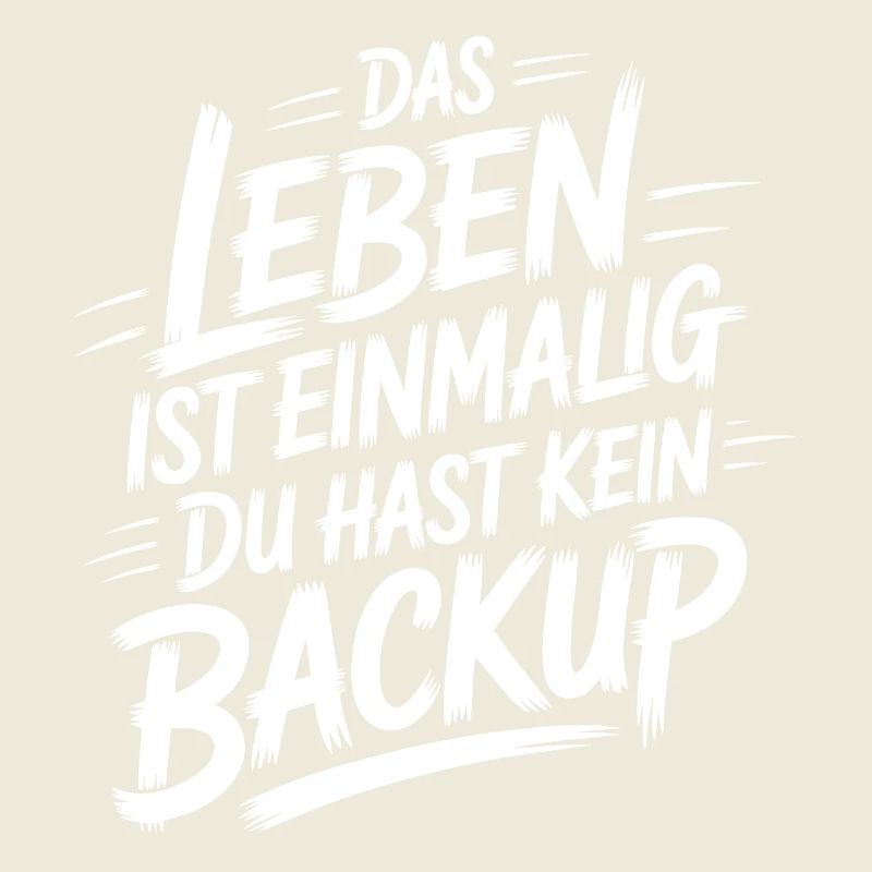 Leben Ohne Backup – Einzigartige Typo