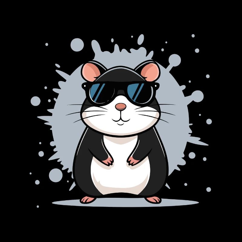 Hamster lunettes soleil