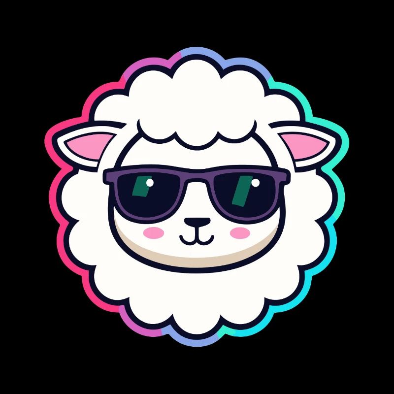 Schaf-Hipster-Brille