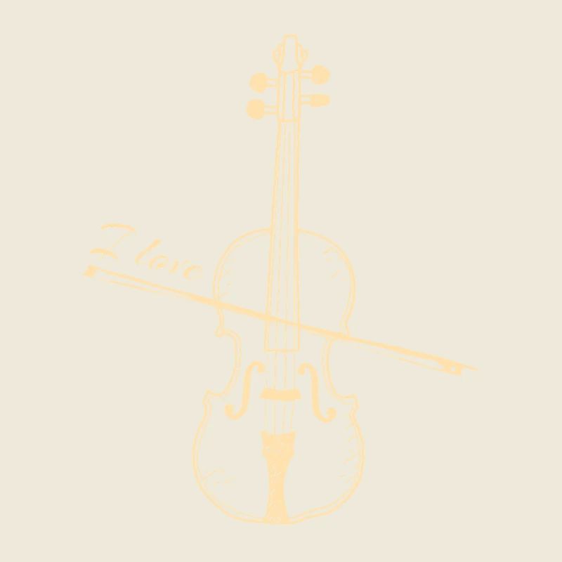 I Love Geige Violine - Klassische Musik Geschenk