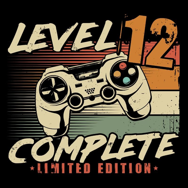 12. Geburtstag Level 12 Complete 12 Jahre