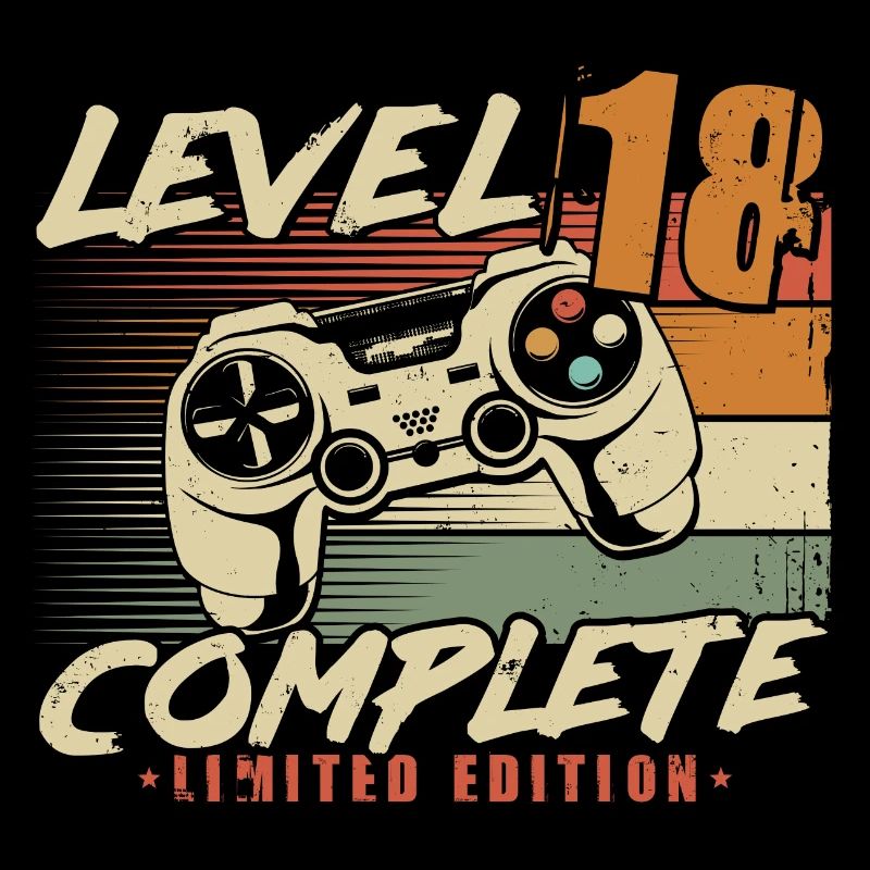 18th Birthday Level 18 Complete 18 Years