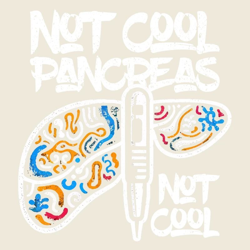 Not Cool Pancreas Not Cool - Type 1 Diabetes Shirt