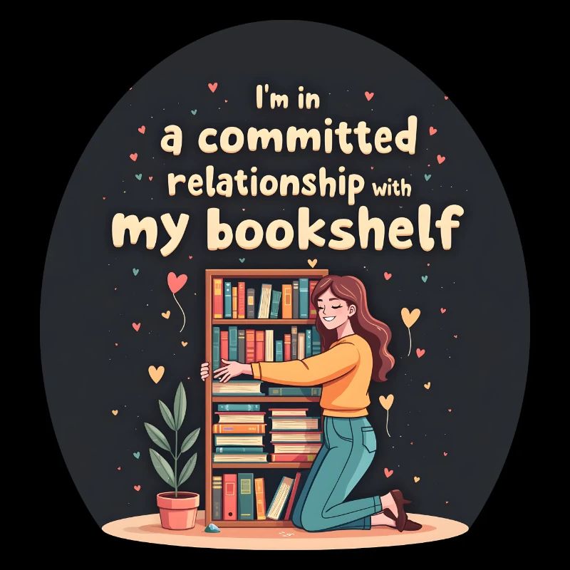 I'm in a committed relationship with my bookshelf