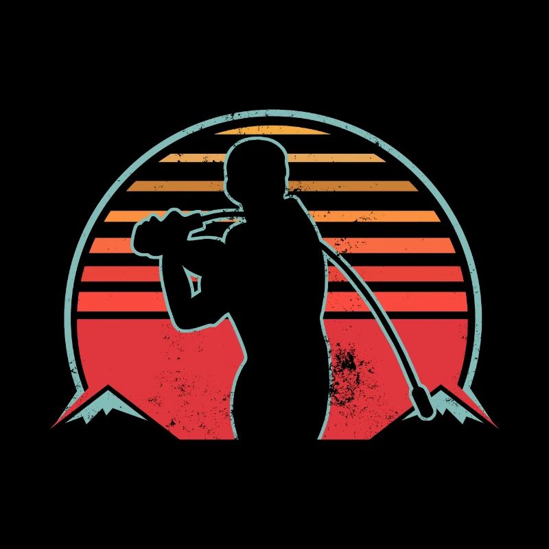 Hornussen Retro Sonne