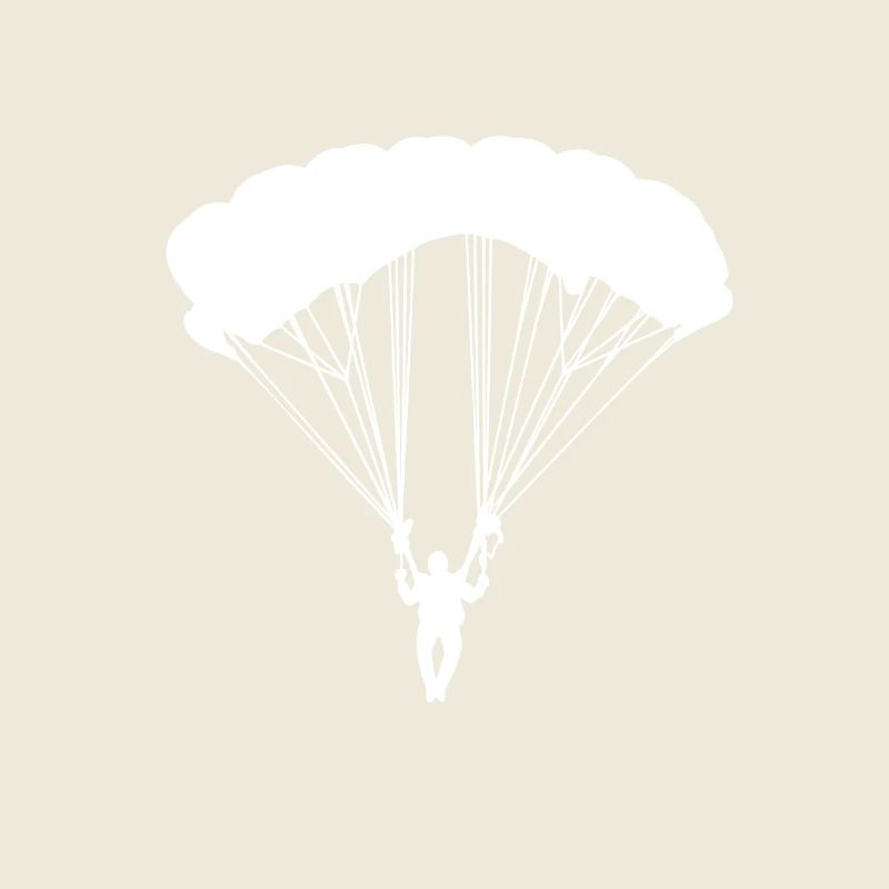 parachute blanc
