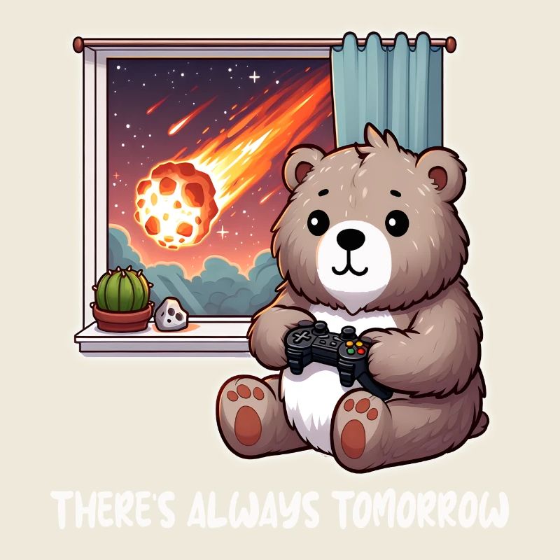 Cute bear there's always tomorrow