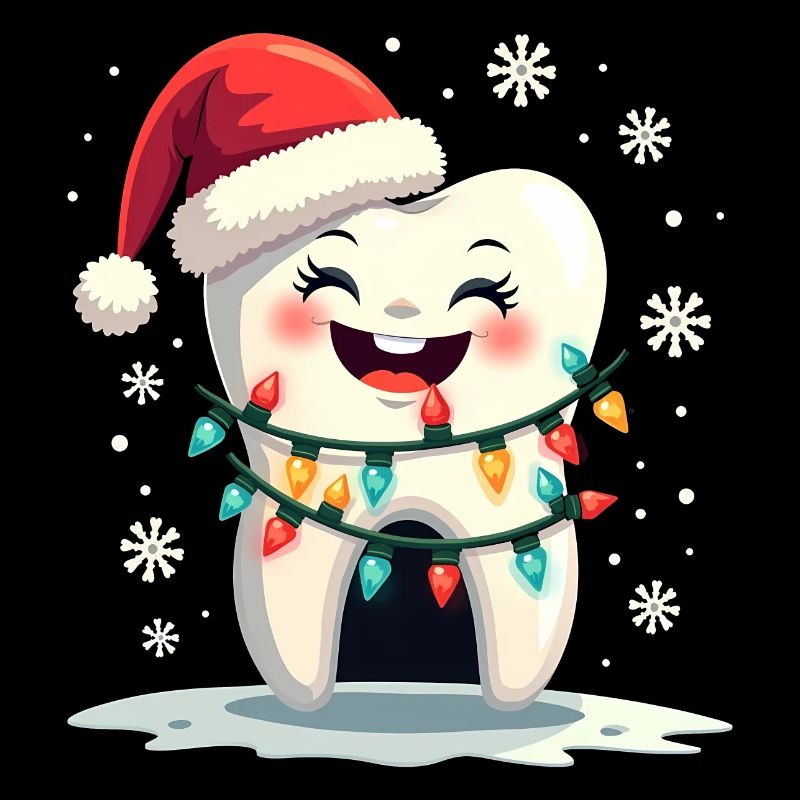 Zähne Weihnachten Zahnarzt Geschenk