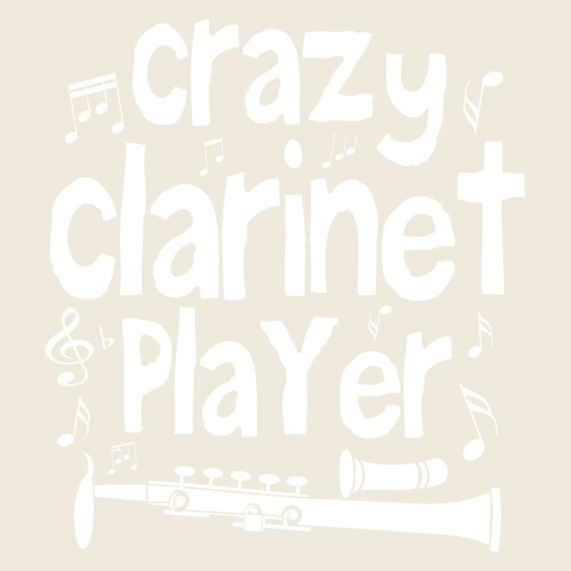 Crazy clarinet player