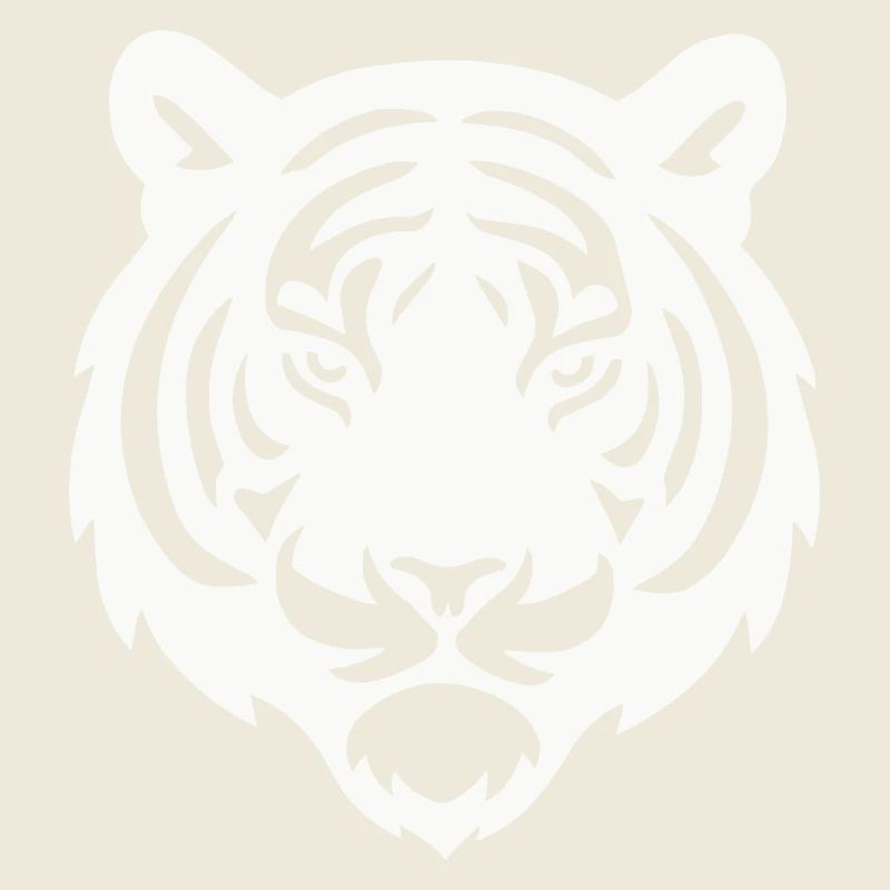 Tiger Kopf Silhouette