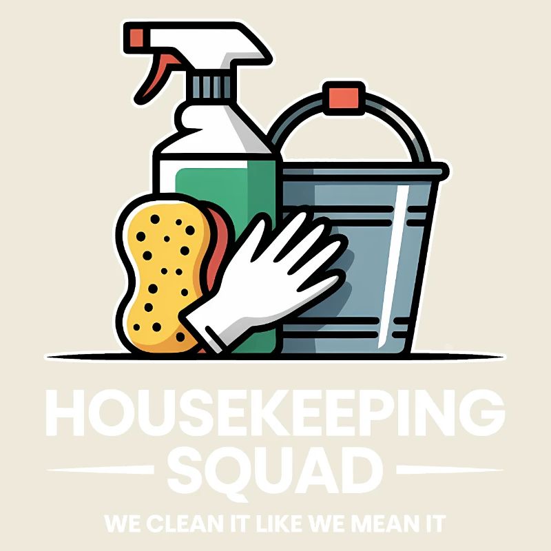 Funny Cleaning Design