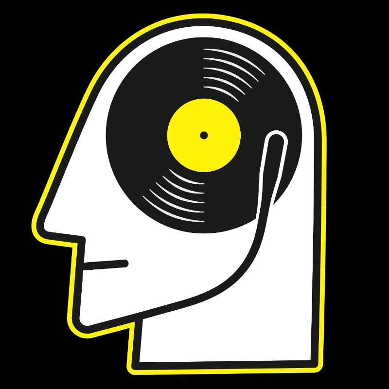 Portrait de tête en vinyle
