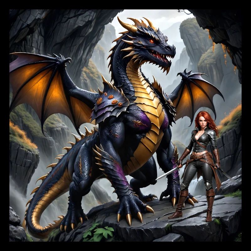 Scarlett und ihr Freund der Drache