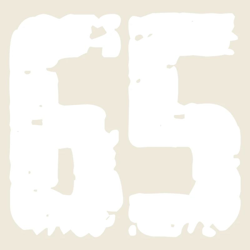 65 Number Vintage