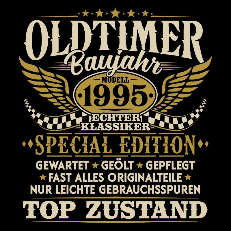 Oldtimer Baujahr 1995 Jahrgang Geburtstag Geschenk