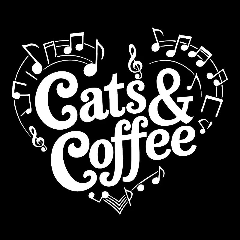 Ich liebe Katzen und Kaffee