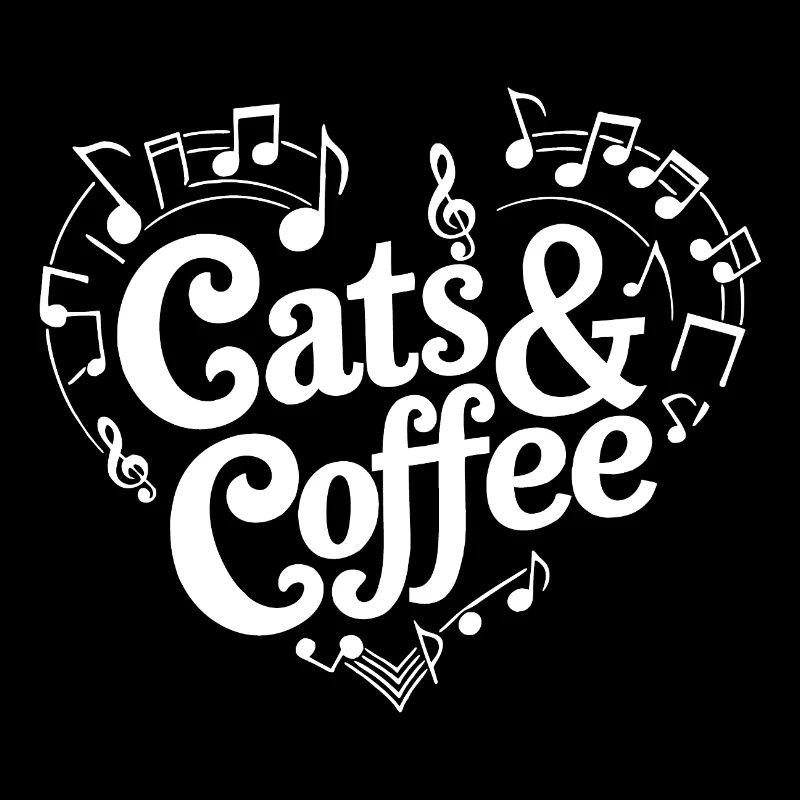 Ich liebe Katzen und Kaffee