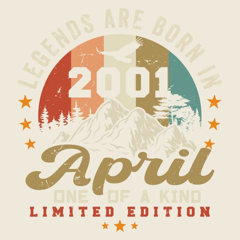 Avril 2001 Vintage Born Vintage Anniversaire