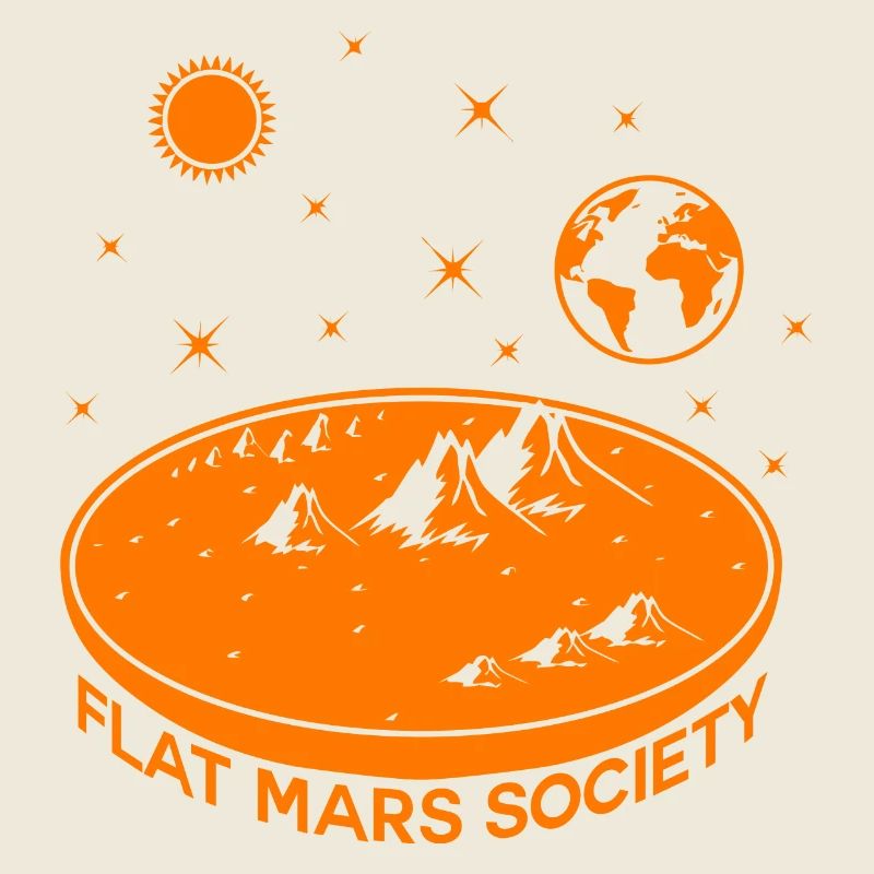 Flat Mars Society Graphic