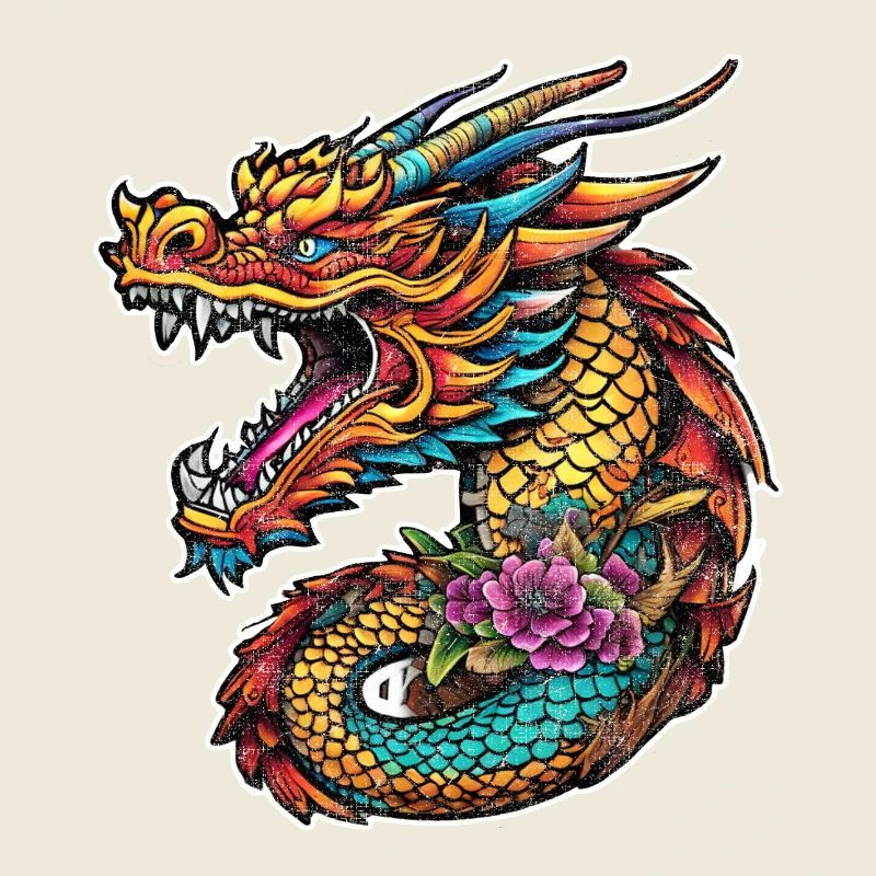 Asiatischer Drache - Japan - Chinesisch