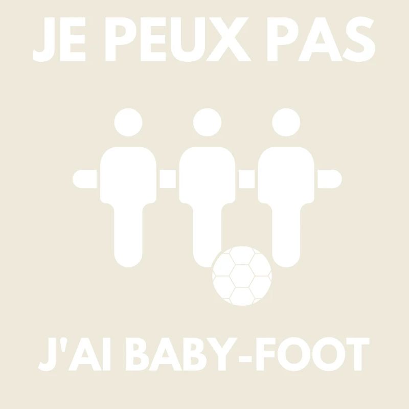 Ich kann nicht, ich habe einen Tischkicker