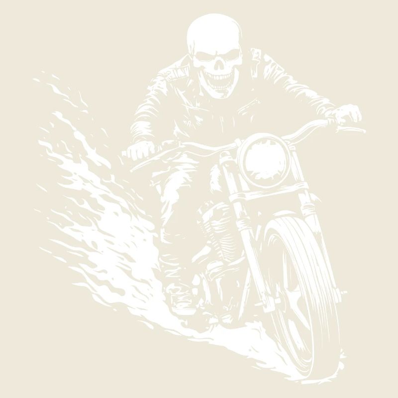 Biker Totenkopf Motorrad Geschenk