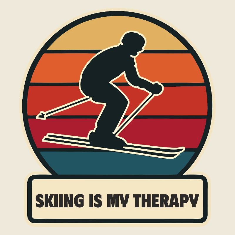 Skiing is my therapy