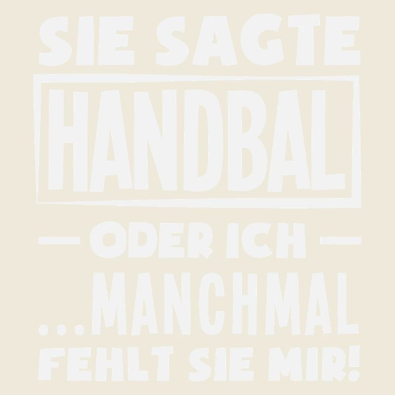 Handball oder ich – manchmal fehlt sie