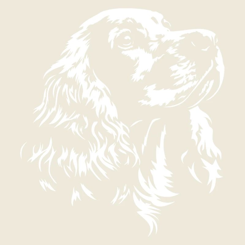 Chiens en silhouette du cocker espagnol anglais Wilsigns