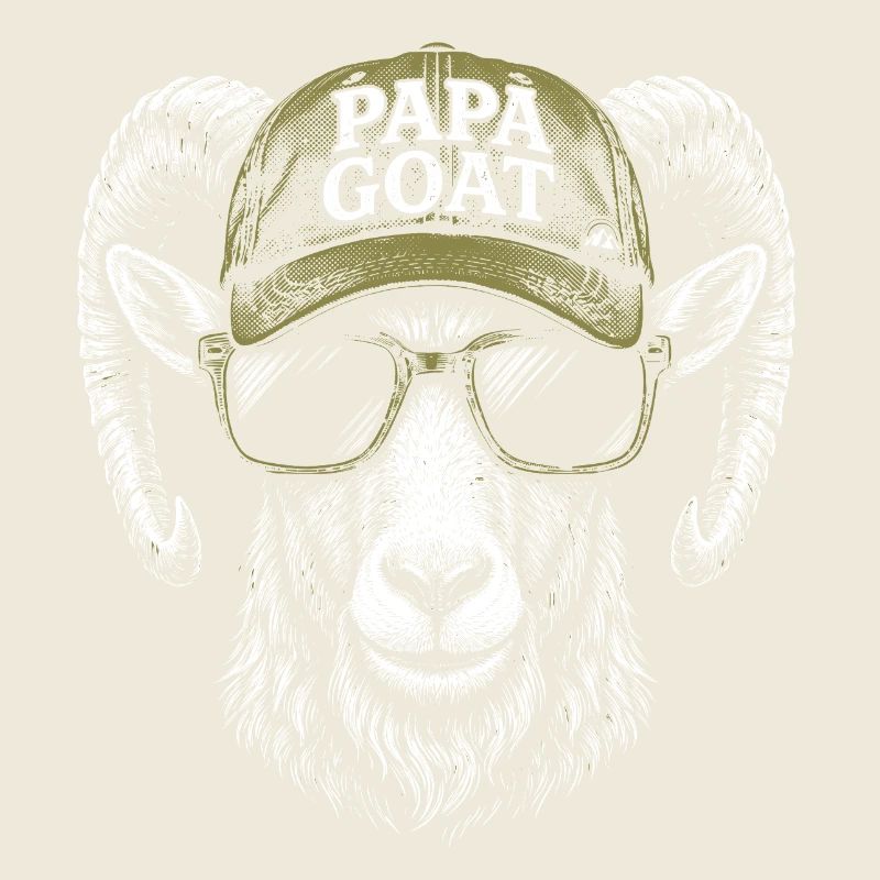 Papa Goat Cap Retro Hipster