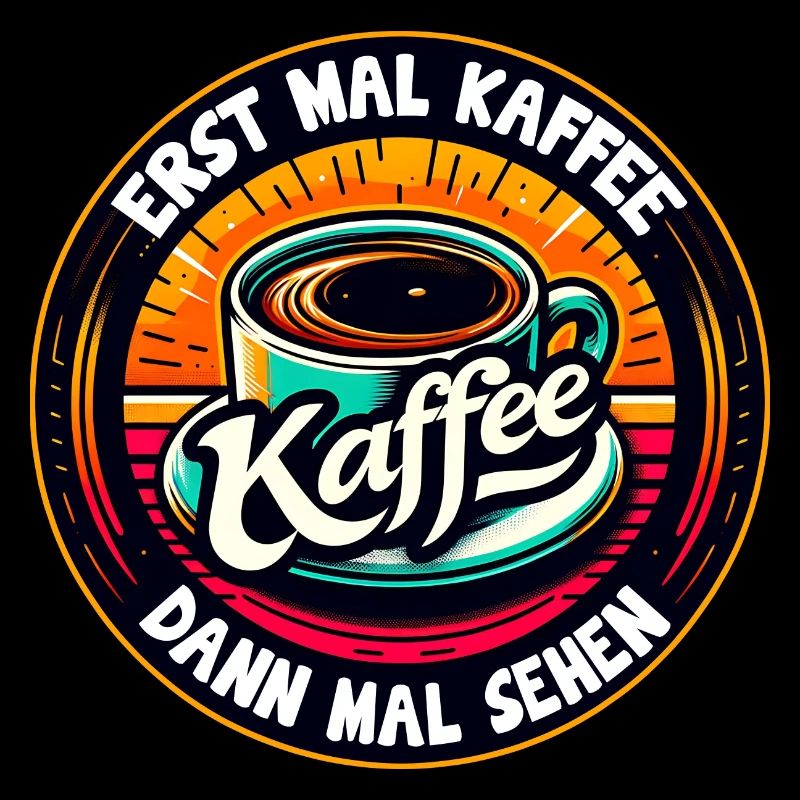 Erst mal Kaffee - dann mal sehen Kaffeemotiv
