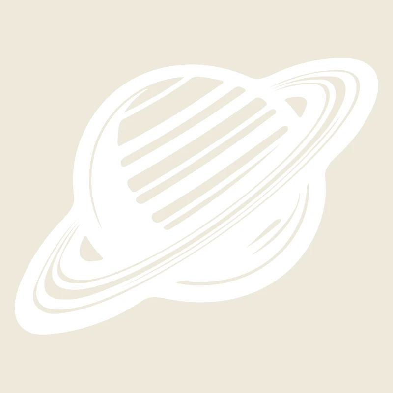 Ringplanet mit Ringssystem im Sonnensystem