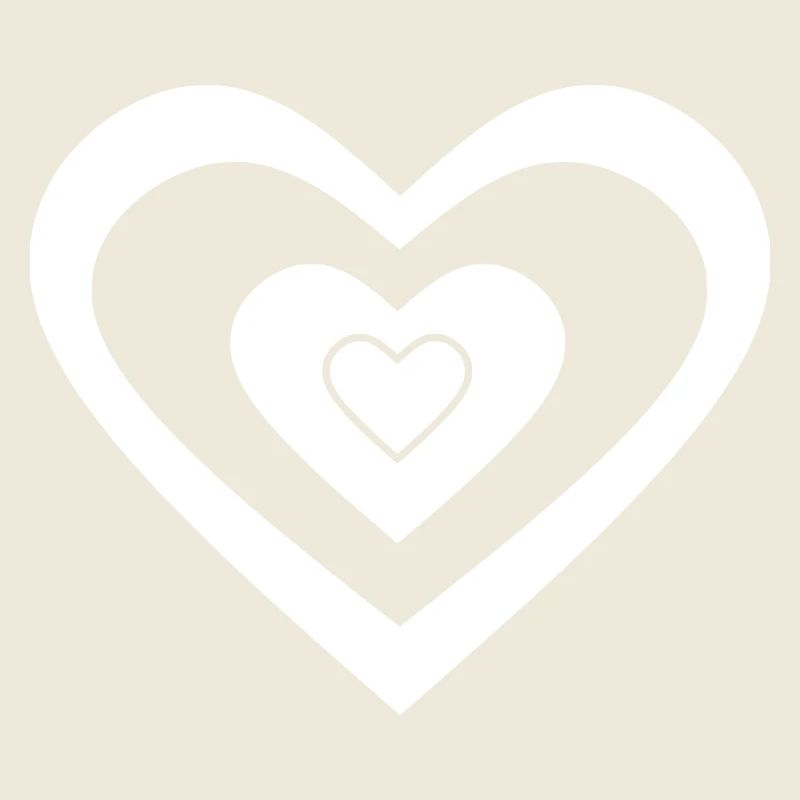 Herz weiß Valentinstag