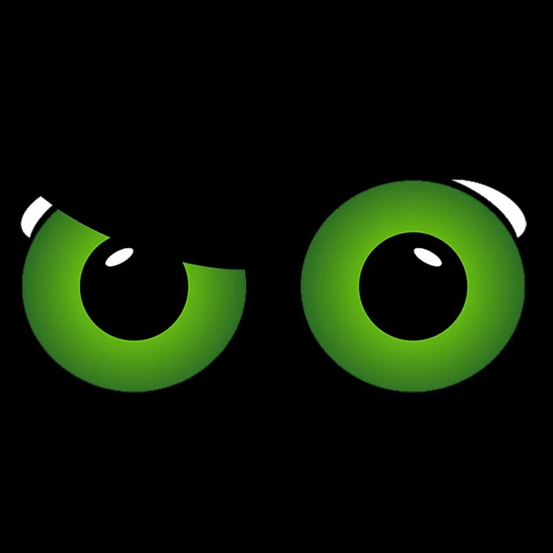 yeux verts frais