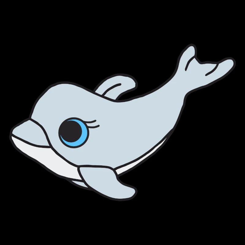 Süßer Delfin