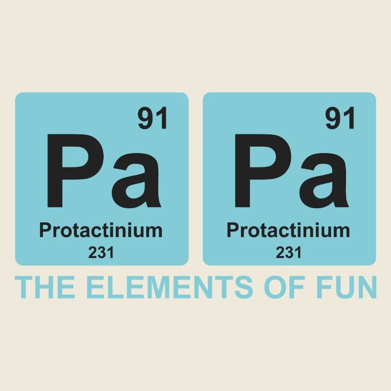 papa elements science cadeau papa drole